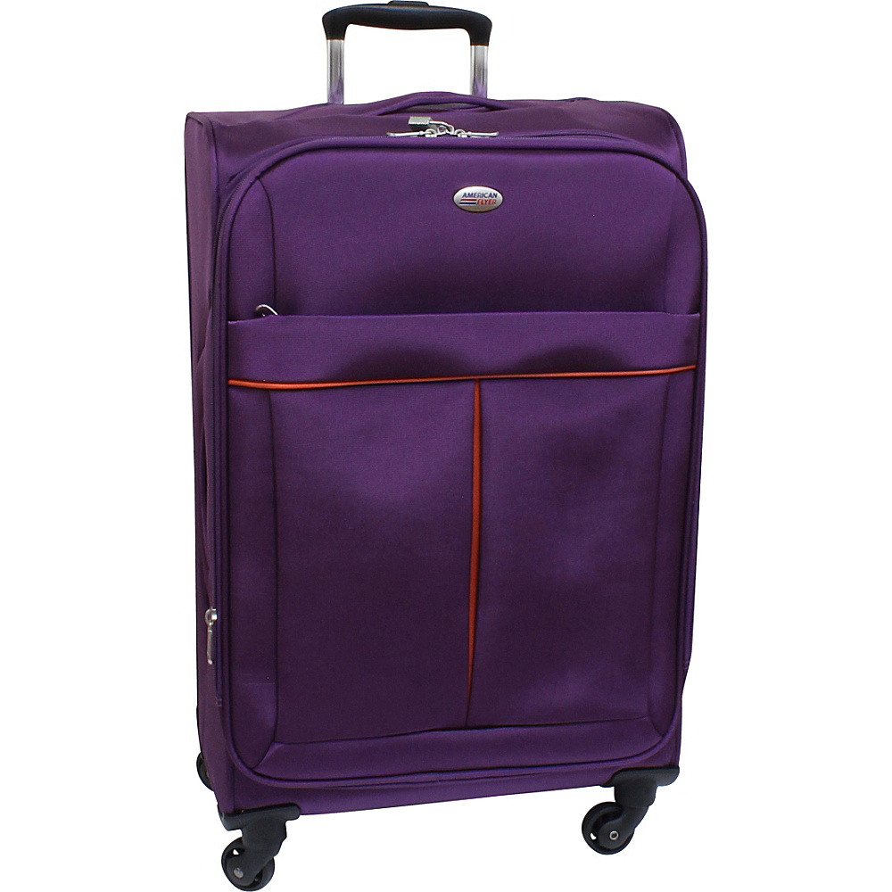 American Flyer Simply Lite! Collection 25 Spinner Purple American Flyer Softside Checked
