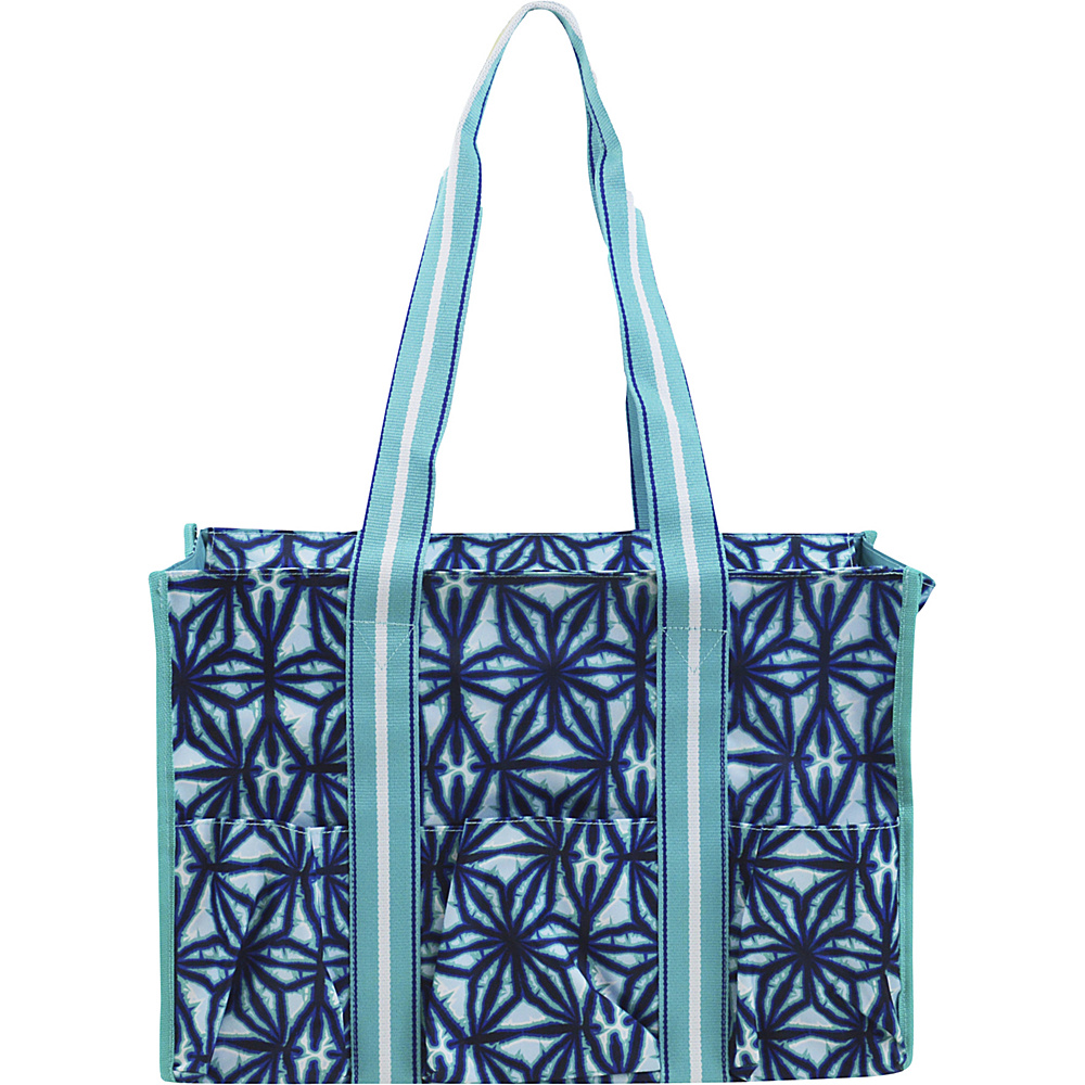 All For Color Organize It Tote Indigo Batik All For Color Fabric Handbags