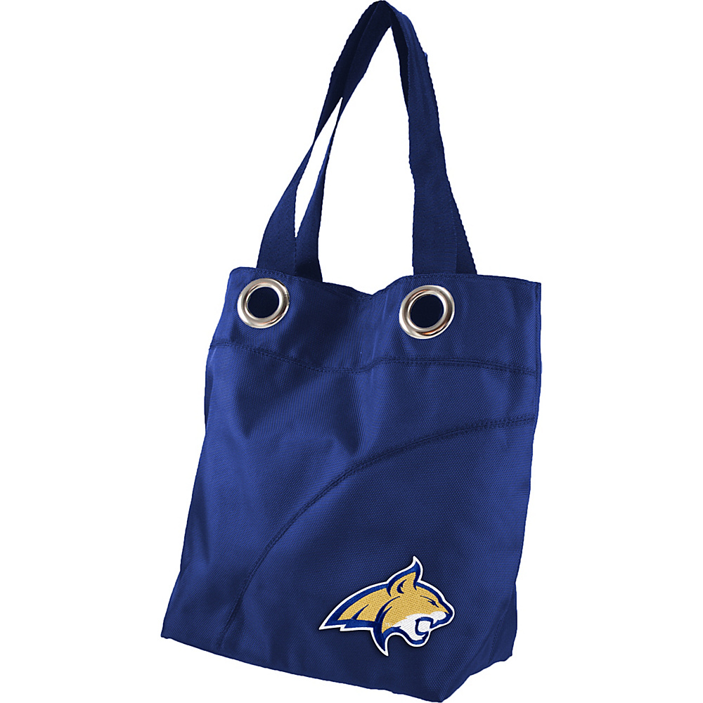 Littlearth Color Sheen Tote College Teams Montana State University Littlearth Fabric Handbags