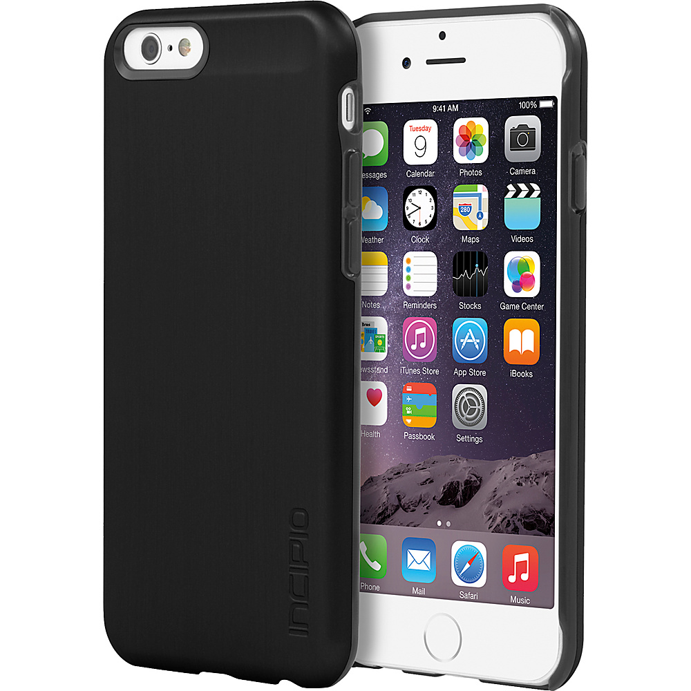 Incipio Feather SHINE iPhone 6 6s Case Black Black Incipio Electronic Cases