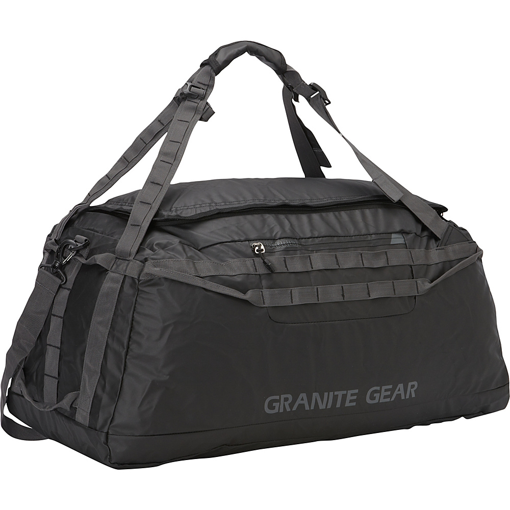 Granite Gear 30 Packable Duffel Black Flint Granite Gear Outdoor Duffels