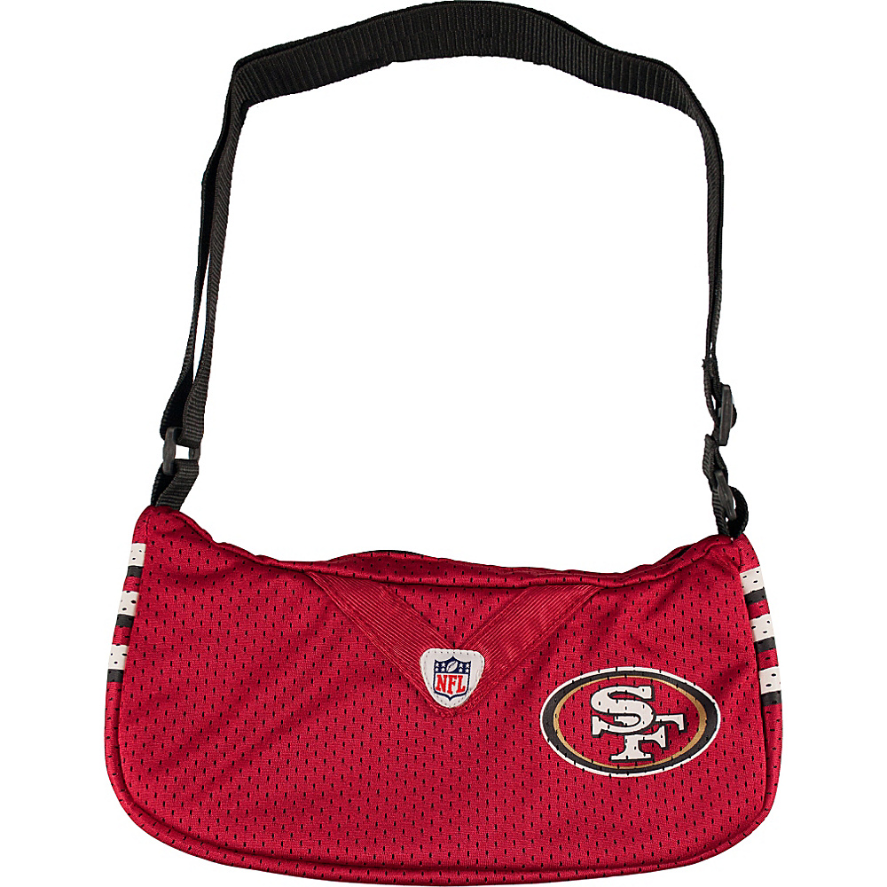 Littlearth Team Jersey Purse NFL Teams San Francisco 49ers Littlearth Fabric Handbags