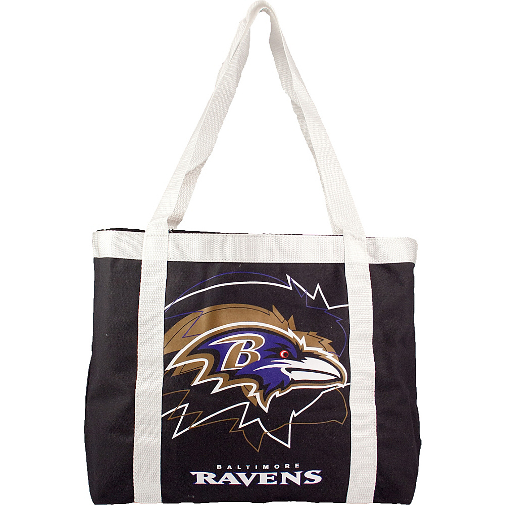 Littlearth Team Tailgate Tote NFL Teams Baltimore Ravens Littlearth Fabric Handbags