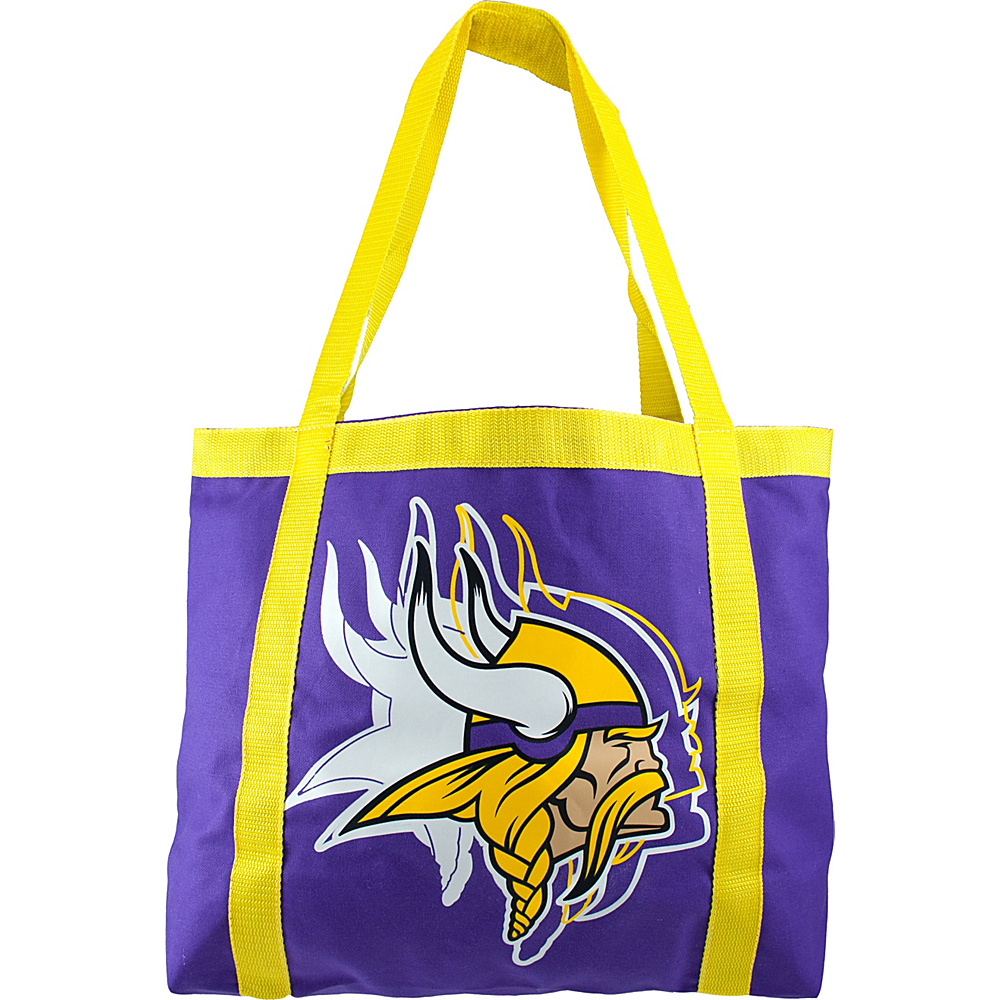 Littlearth Team Tailgate Tote NFL Teams Minnesota Vikings Littlearth Fabric Handbags
