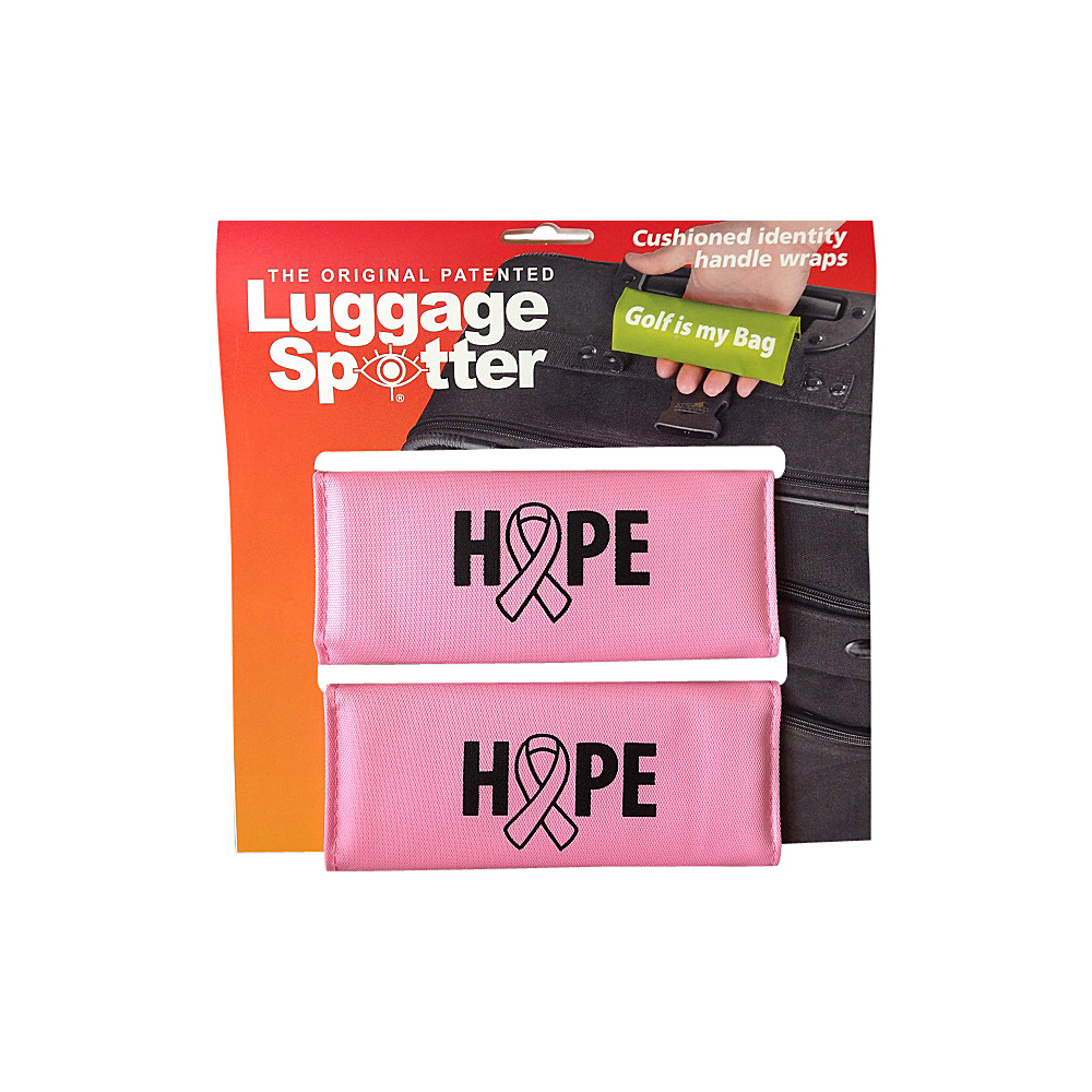 Luggage Spotters Hope Breast Cancer Luggage Spotter Pink Luggage Spotters Luggage Accessories