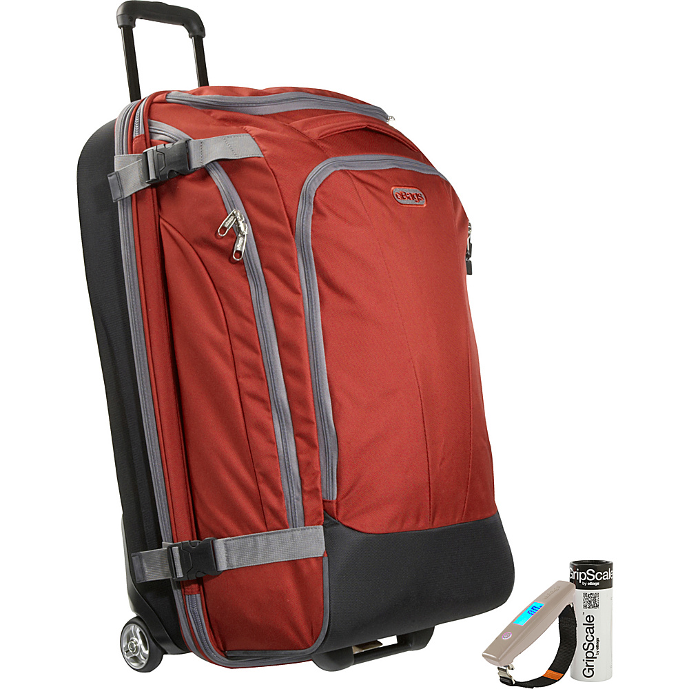 eBags Value Set Gripscale Digital Luggage Scale TLS 29 Wheeled Duffel Sinful Red eBags Rolling Duffels