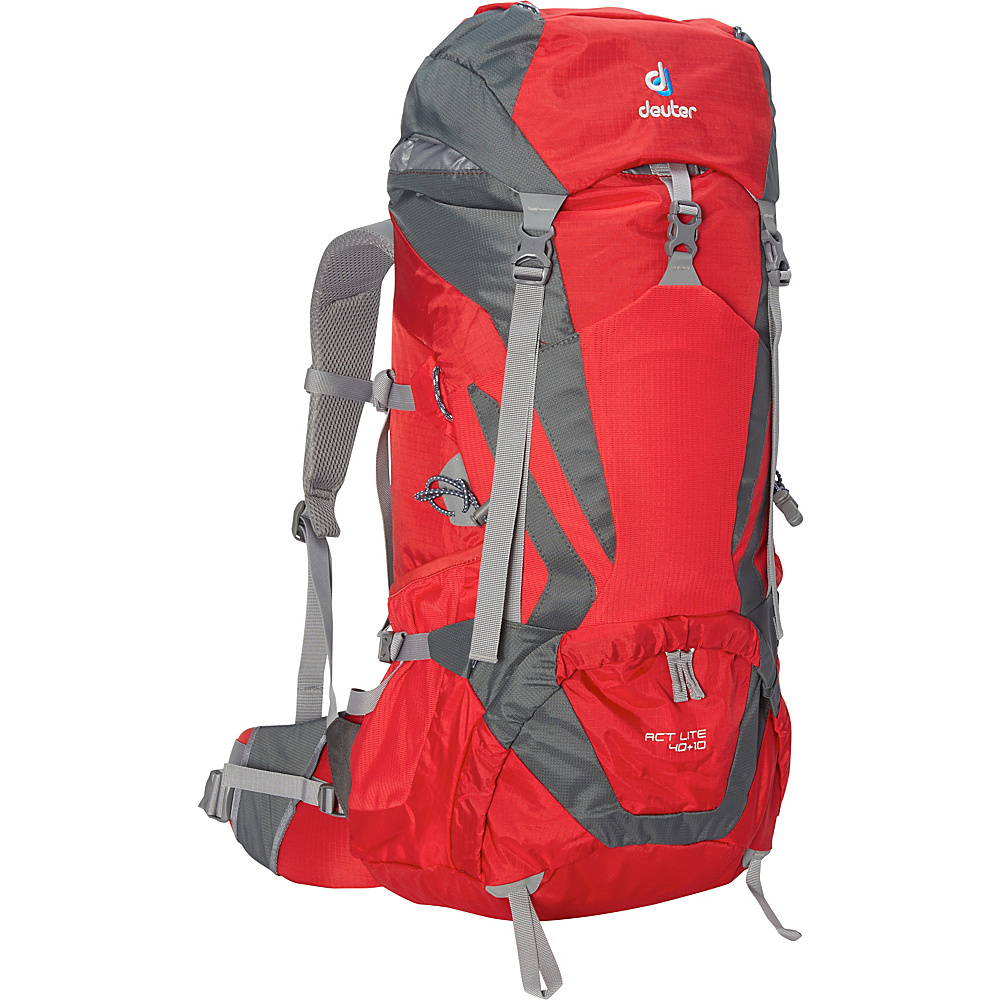 Deuter ACT Lite 40 10 Hiking Backpack Fire Granite Deuter Backpacking Packs
