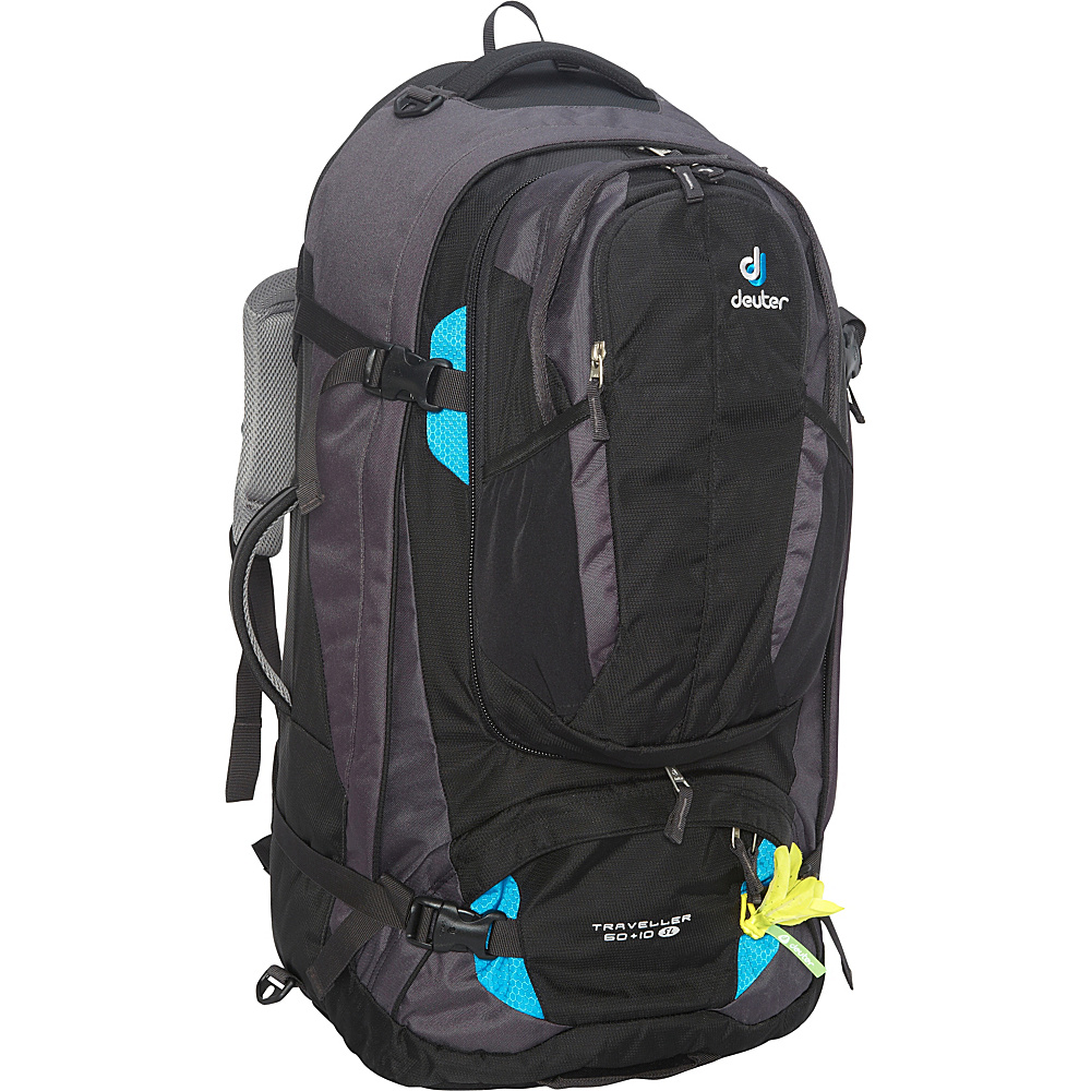 Deuter Traveller 60 10 SL Travel Backpack Black Turquoise Deuter Travel Backpacks