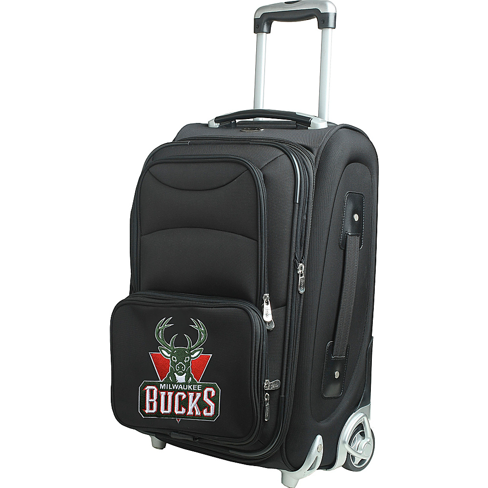 Denco Sports Luggage NBA 21 Wheeled Upright Milwaukee Bucks Denco Sports Luggage Softside Carry On