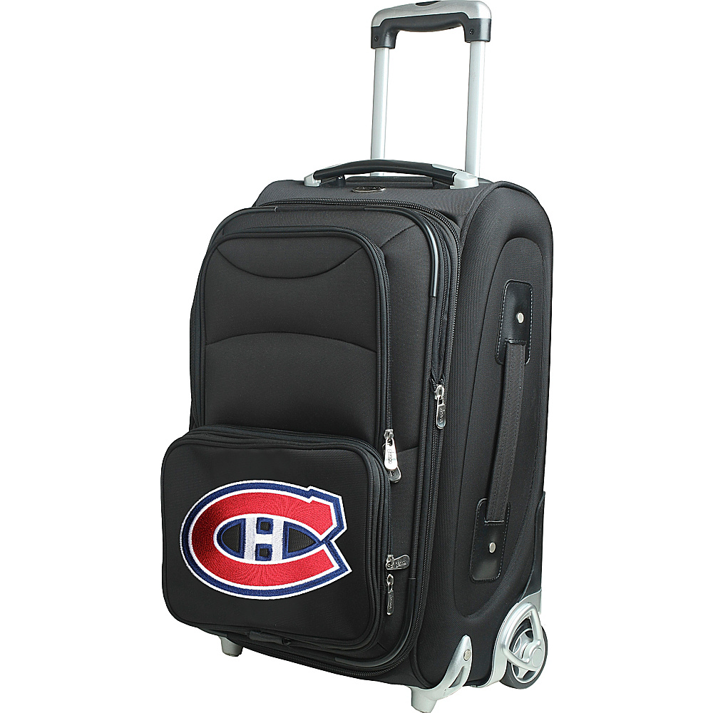 Denco Sports Luggage NHL 21 Wheeled Upright Montreal Canadians Denco Sports Luggage Softside Carry On
