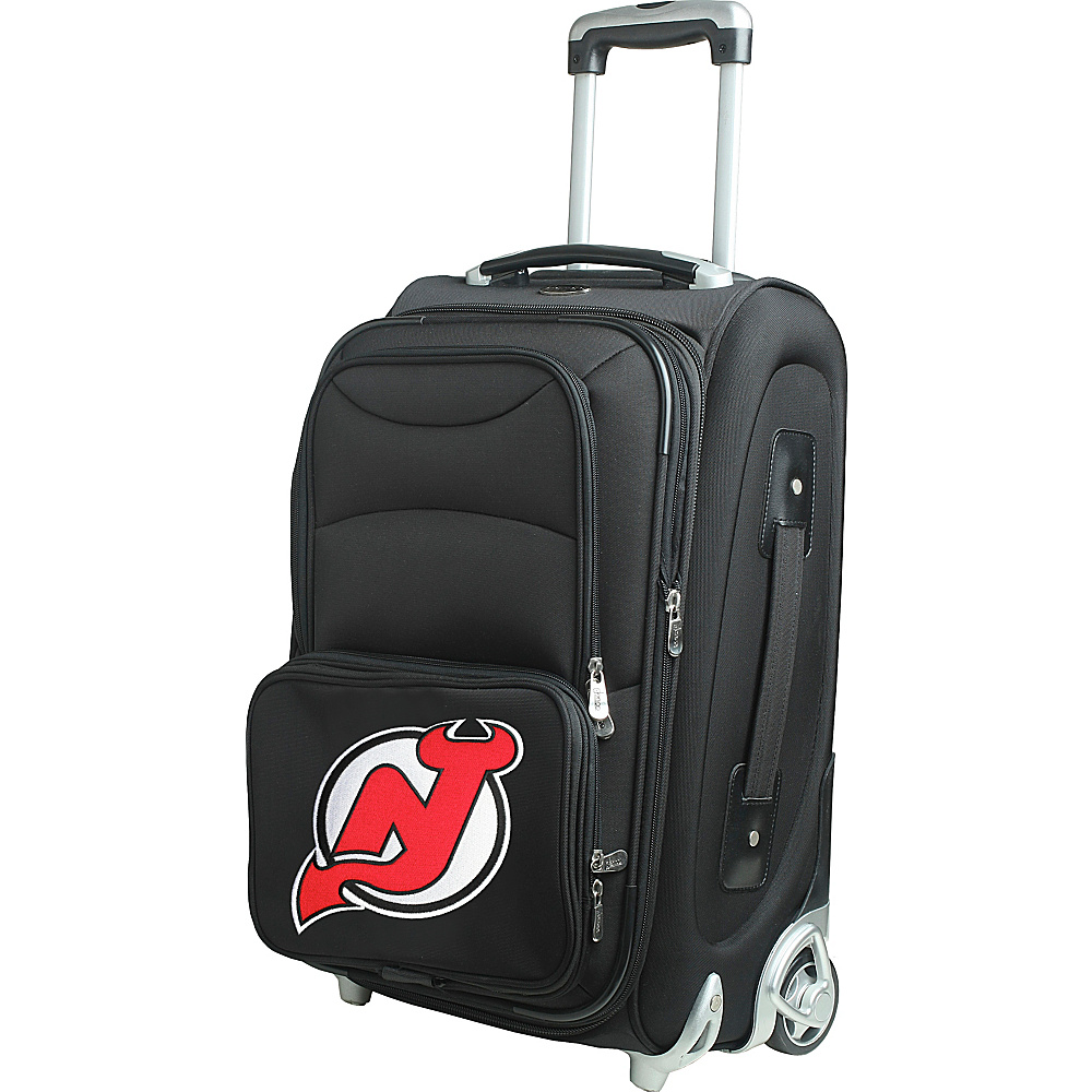 Denco Sports Luggage NHL 21 Wheeled Upright New Jersey Devils Denco Sports Luggage Softside Carry On