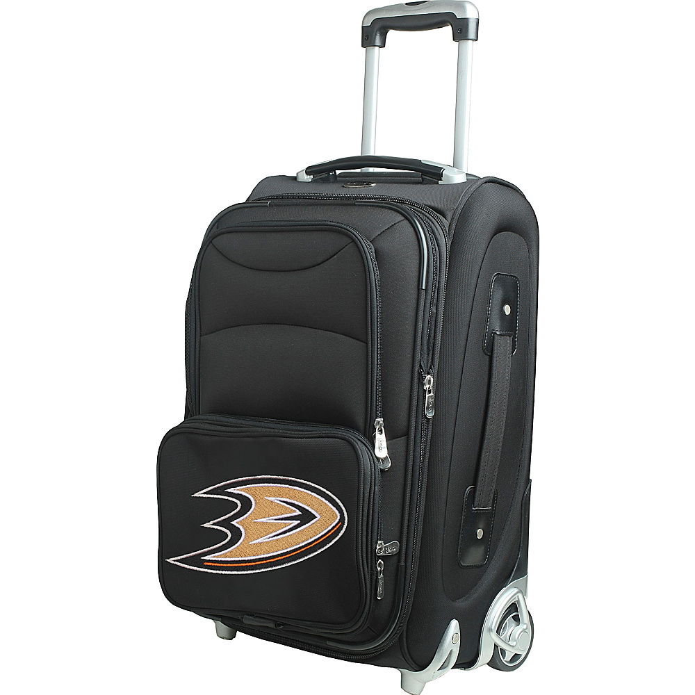 Denco Sports Luggage NHL 21 Wheeled Upright Anaheim Mighty Ducks Denco Sports Luggage Softside Carry On