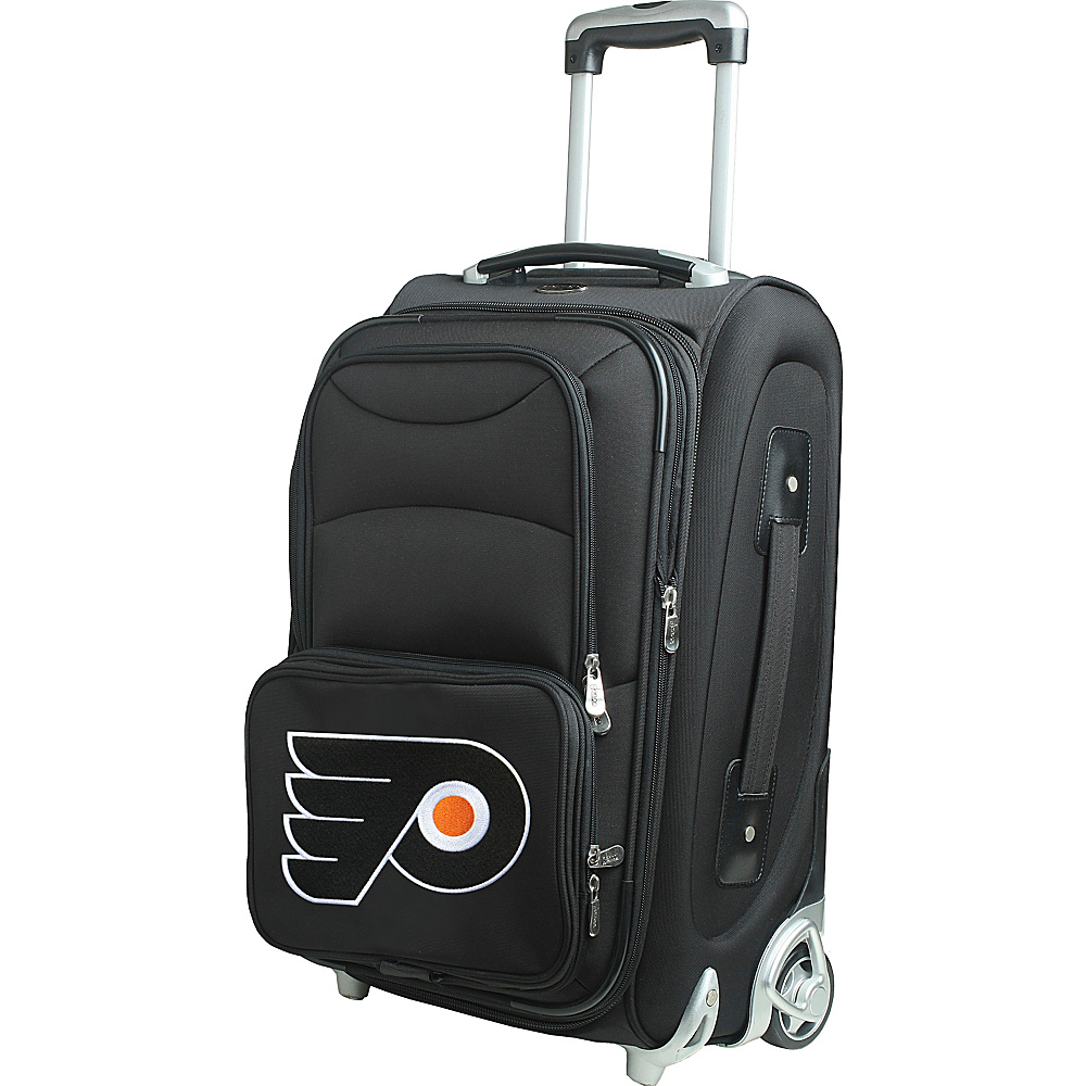 Denco Sports Luggage NHL 21 Wheeled Upright Philadelphia Flyers Denco Sports Luggage Softside Carry On