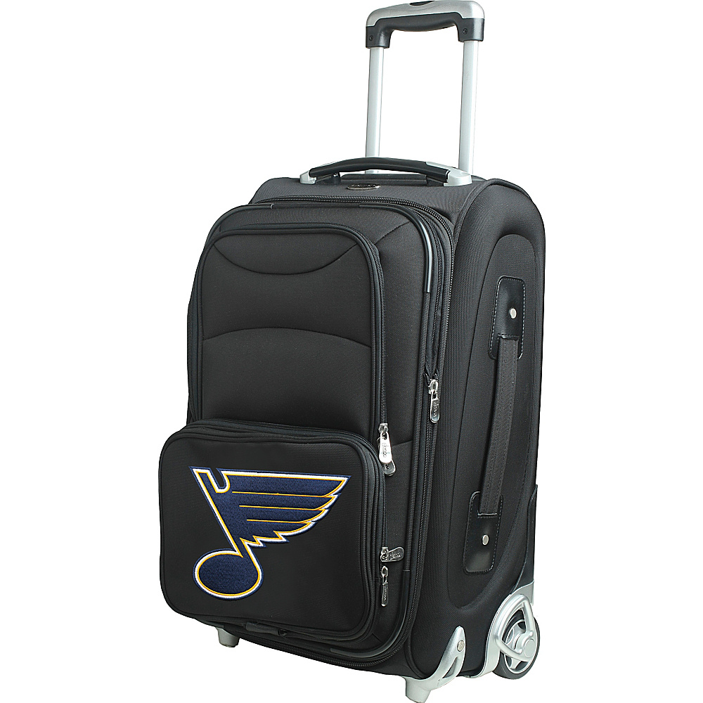 Denco Sports Luggage NHL 21 Wheeled Upright St Louis Blues Denco Sports Luggage Softside Carry On