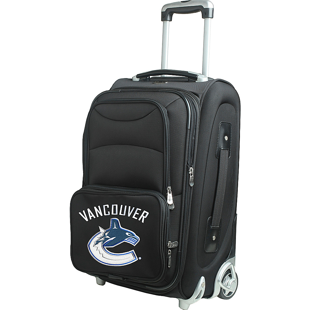 Denco Sports Luggage NHL 21 Wheeled Upright Vancouver Canucks Denco Sports Luggage Softside Carry On