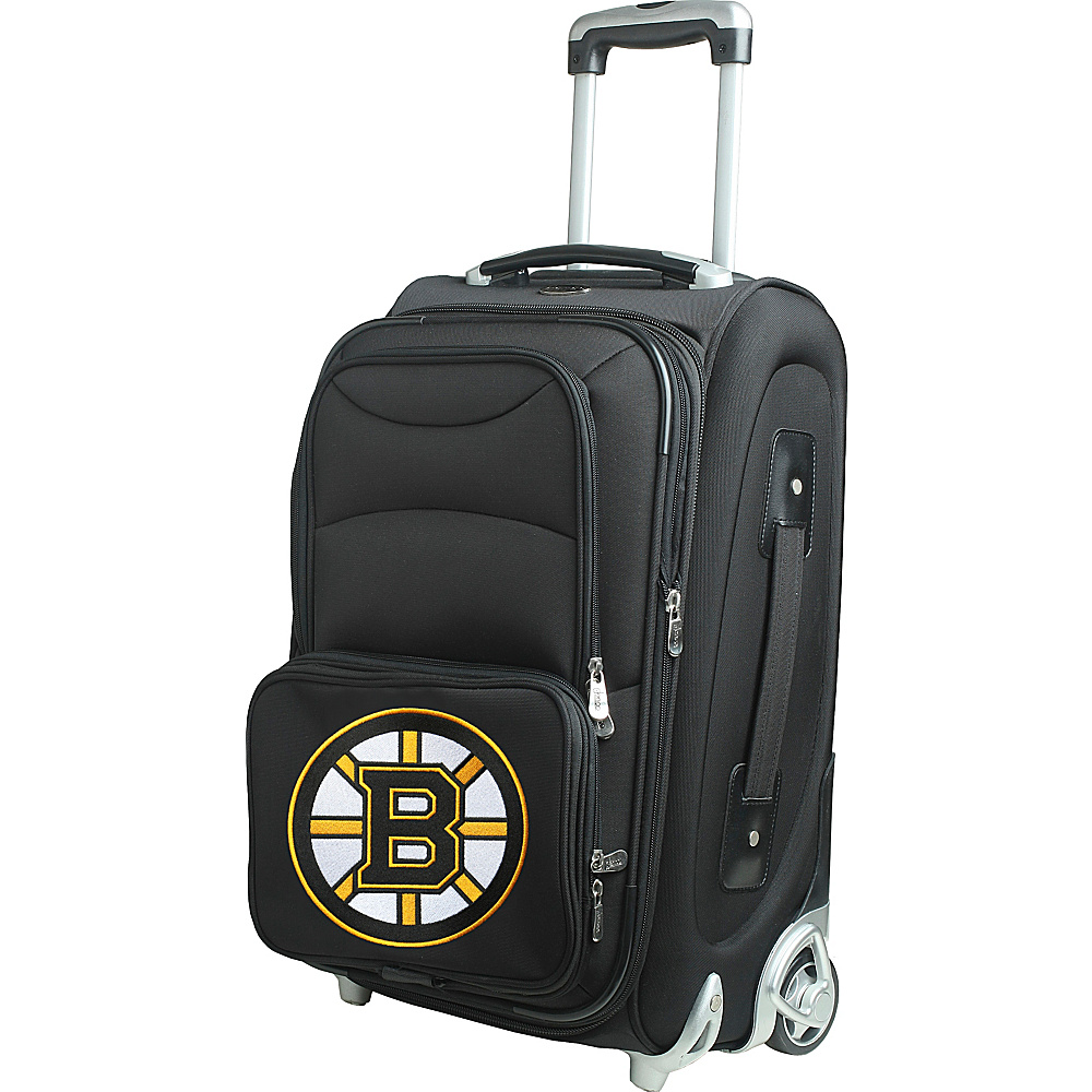Denco Sports Luggage NHL 21 Wheeled Upright Boston Bruins Denco Sports Luggage Softside Carry On