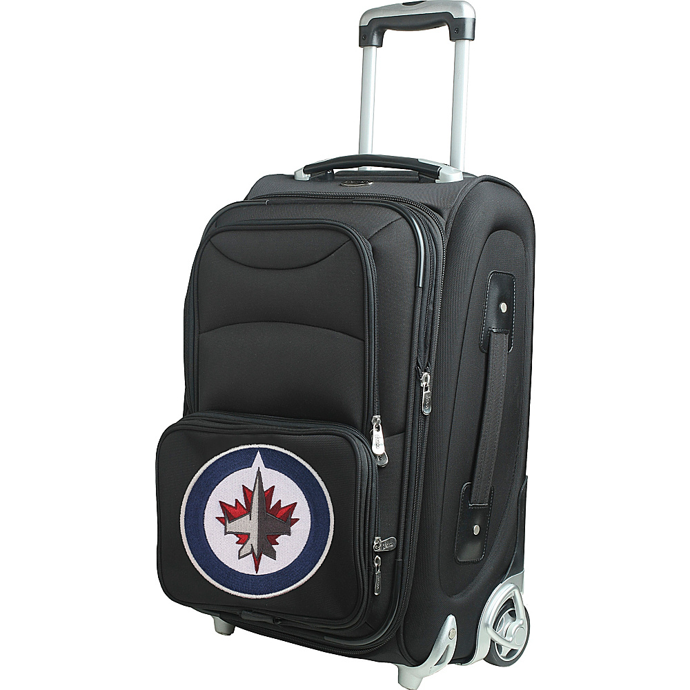 Denco Sports Luggage NHL 21 Wheeled Upright Winnipeg Jets Denco Sports Luggage Softside Carry On