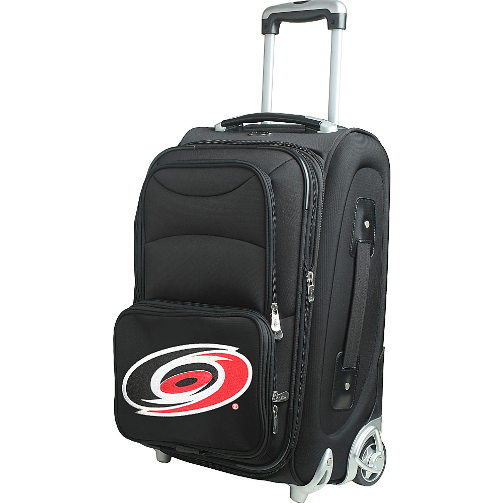 Denco Sports Luggage NHL 21 Wheeled Upright Carolina Hurricanes Denco Sports Luggage Softside Carry On