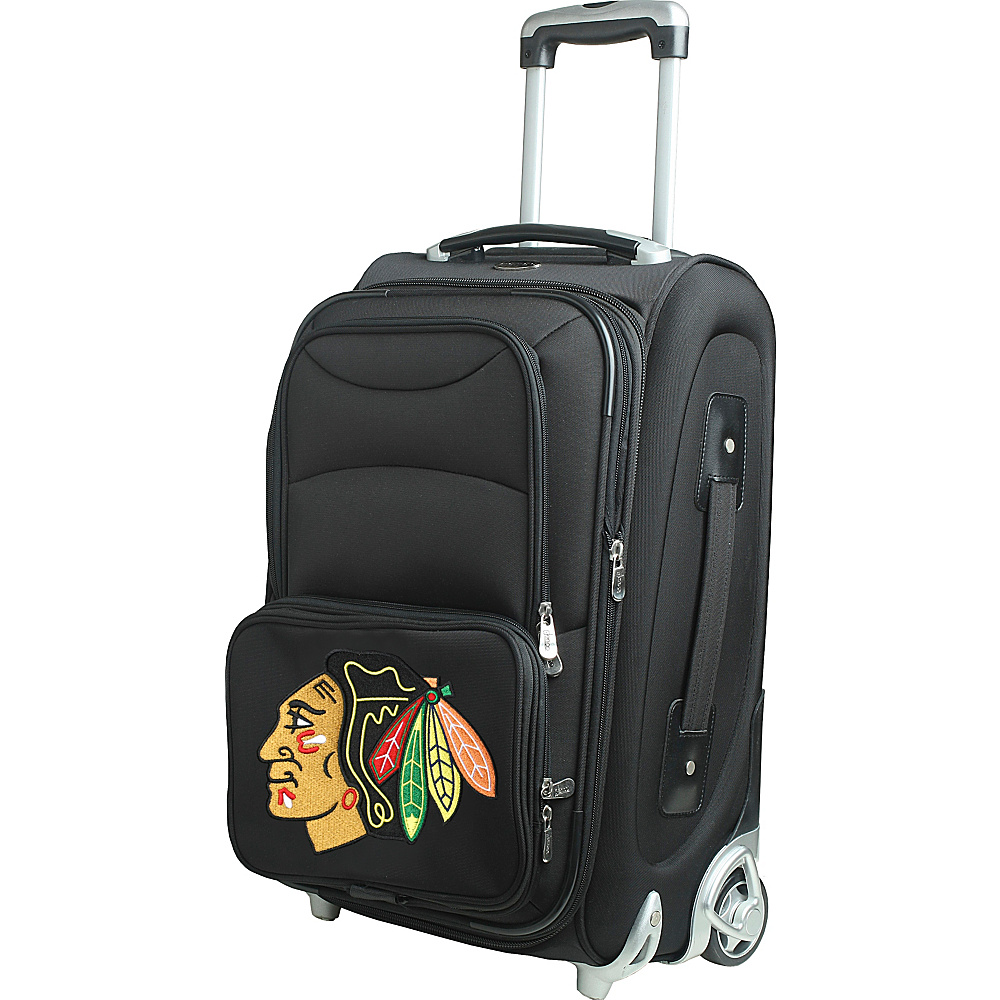 Denco Sports Luggage NHL 21 Wheeled Upright Chicago Blackhawks Denco Sports Luggage Softside Carry On
