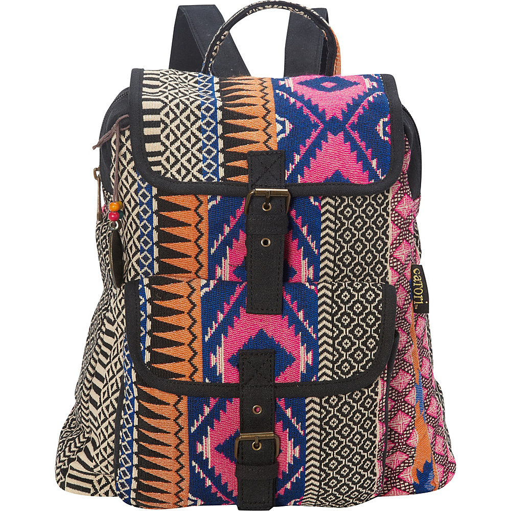 Sun N Sand Miles Backpack Multi Sun N Sand Fabric Handbags