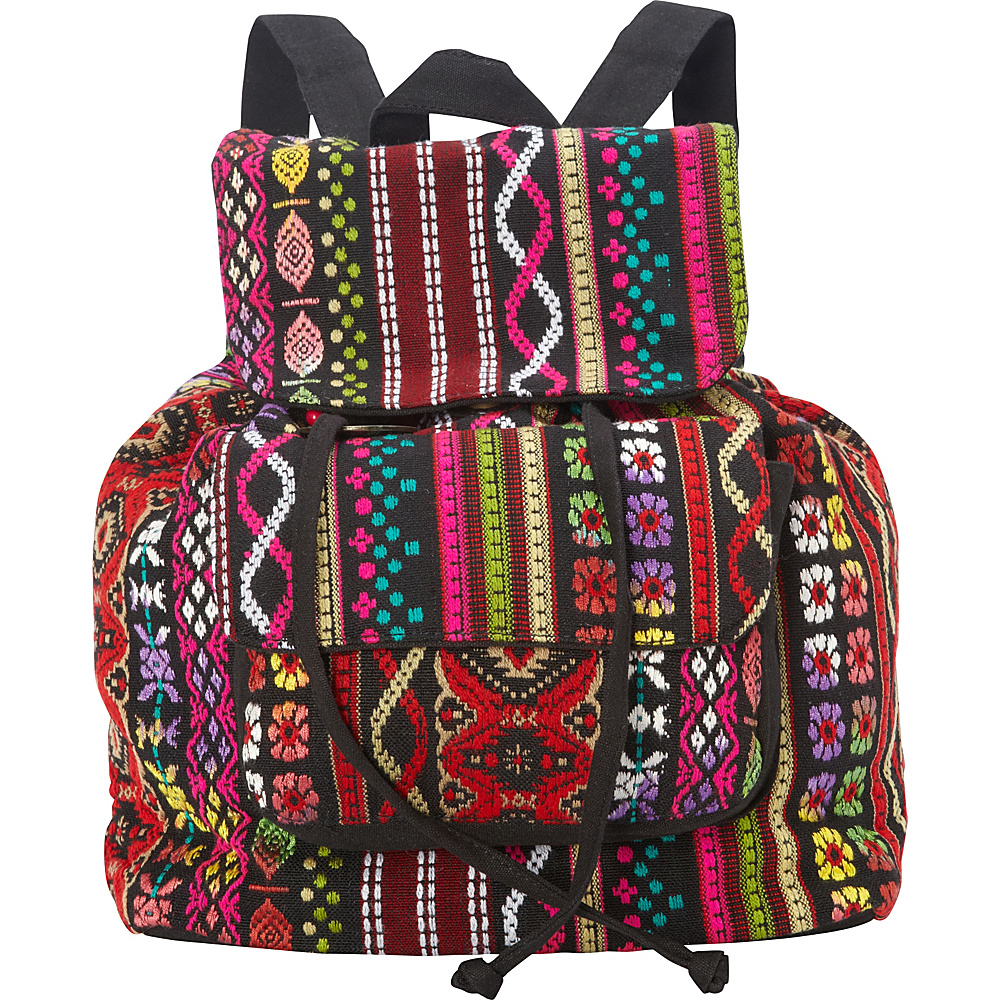 Sun N Sand Tangier Backpack red Sun N Sand Fabric Handbags