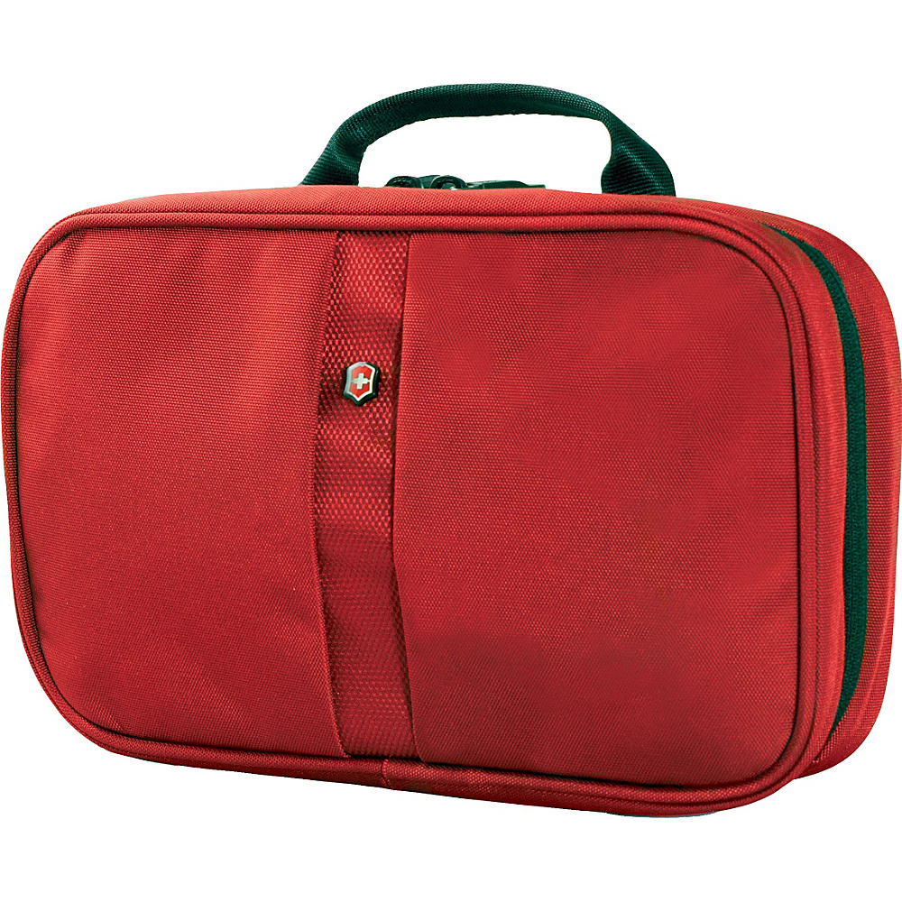 Victorinox Lifestyle Accessories 4.0 Zip Around Travel Kit Red Victorinox Toiletry Kits