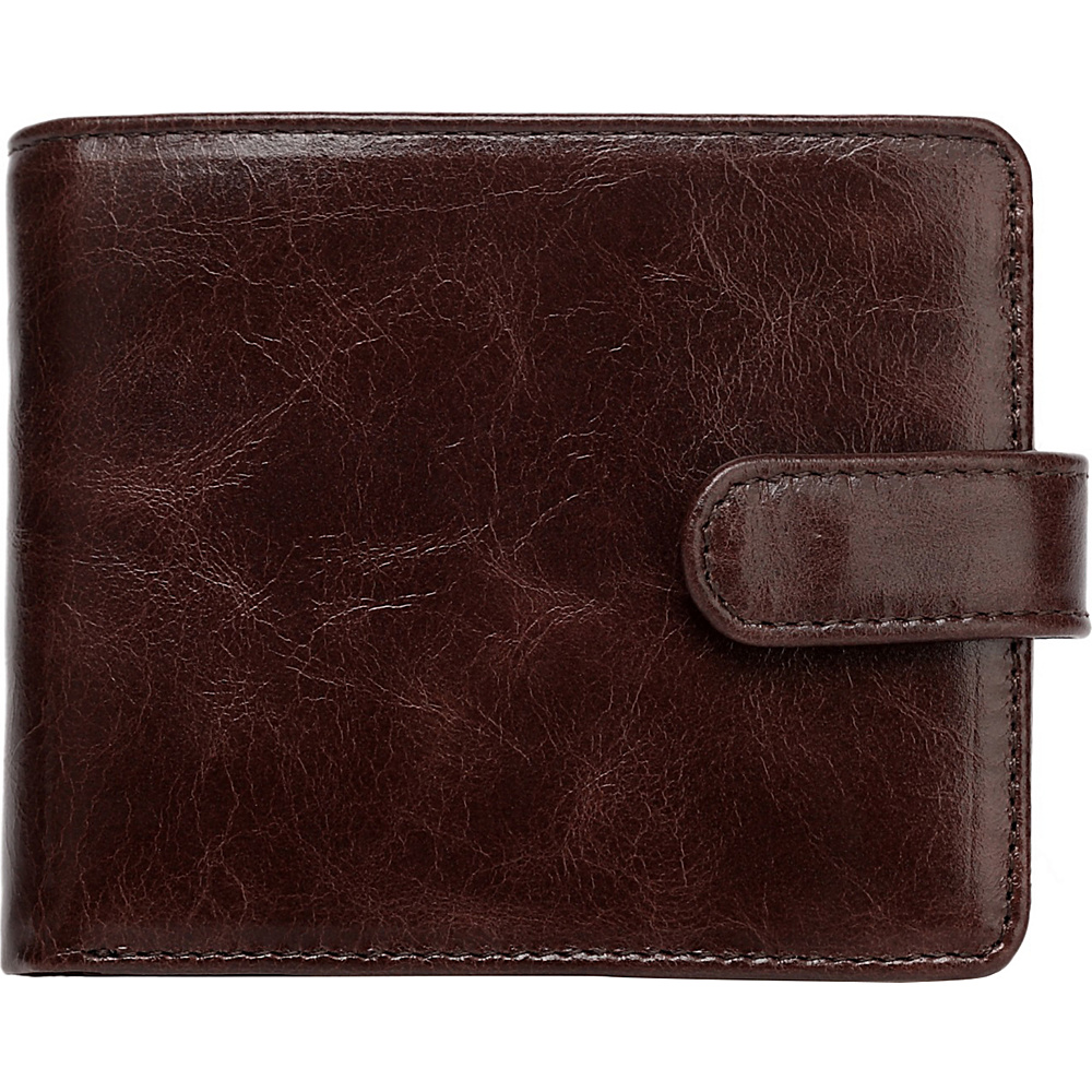 Vicenzo Leather Pelotas Classic Distressed Leather Trifold Men s Wallet Brown Vicenzo Leather Men s Wallets