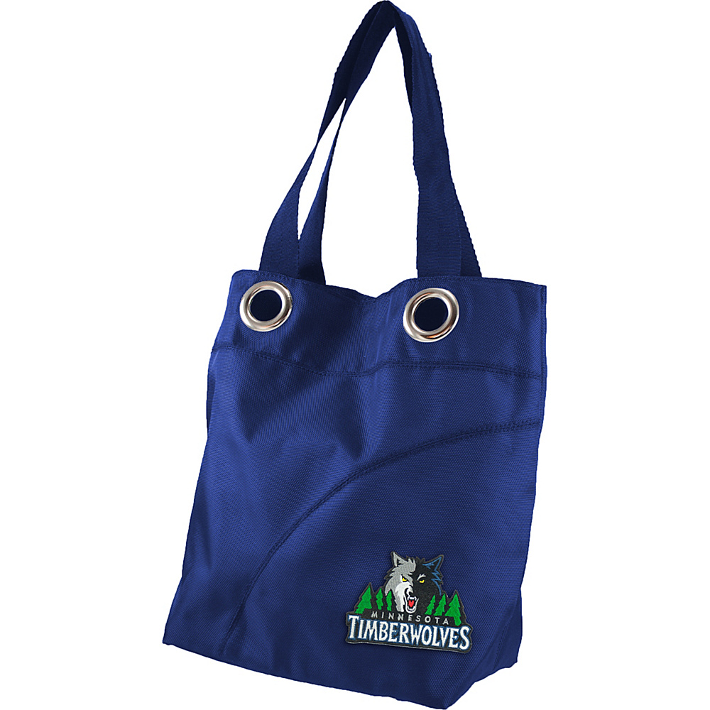 Littlearth Color Sheen Tote NBA Teams Minnesota Timberwolves Littlearth Fabric Handbags