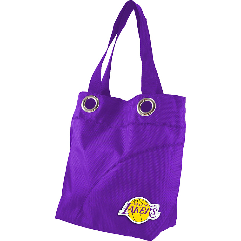Littlearth Color Sheen Tote NBA Teams Los Angeles Lakers Littlearth Fabric Handbags