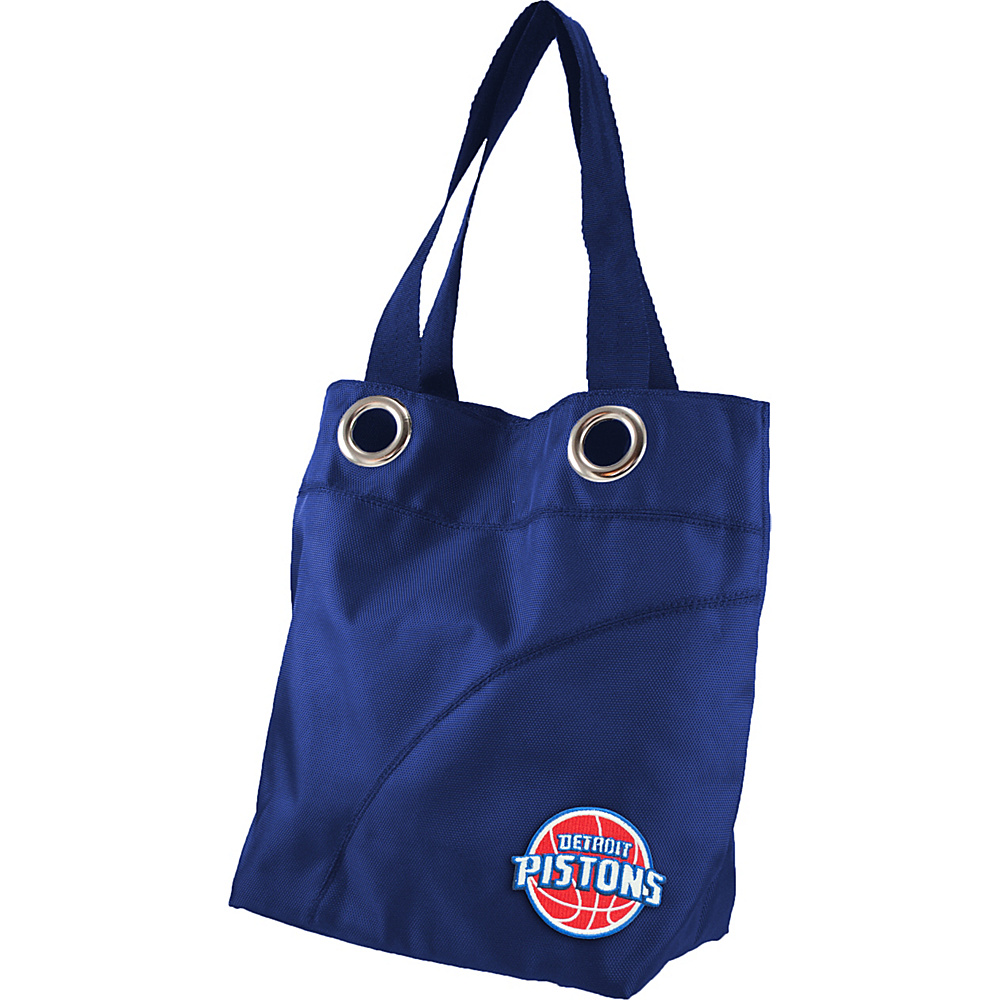 Littlearth Color Sheen Tote NBA Teams Detroit Pistons Littlearth Fabric Handbags