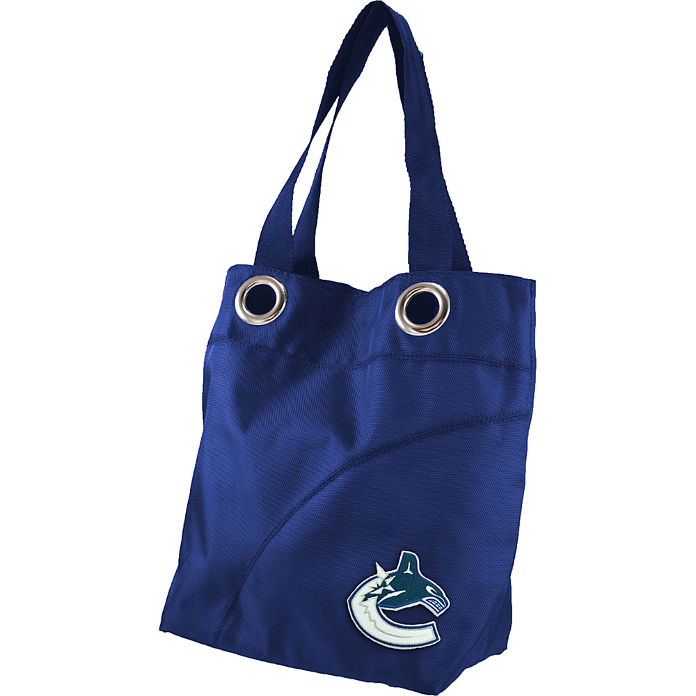 Littlearth Color Sheen Tote NHL Teams Vancouver Canucks Littlearth Fabric Handbags