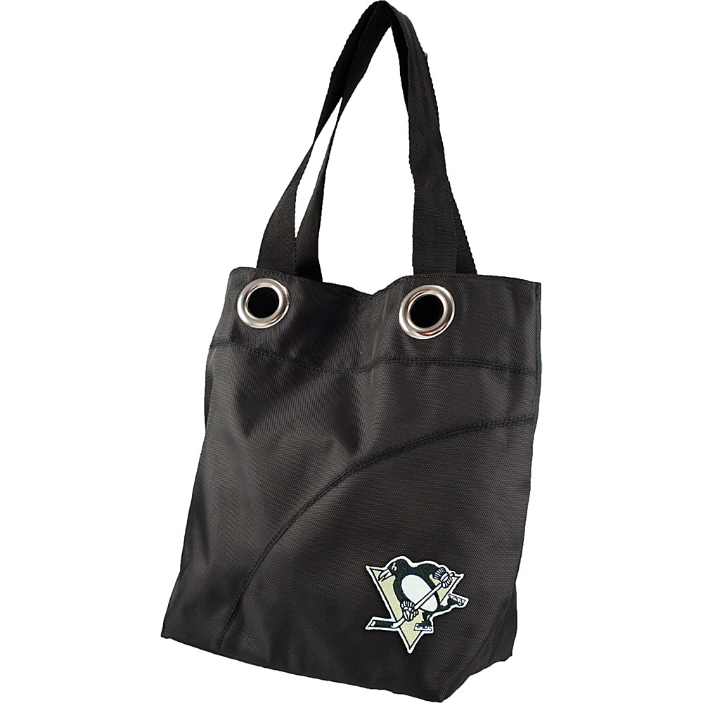 Littlearth Color Sheen Tote NHL Teams Pittsburgh Penguins Littlearth Fabric Handbags