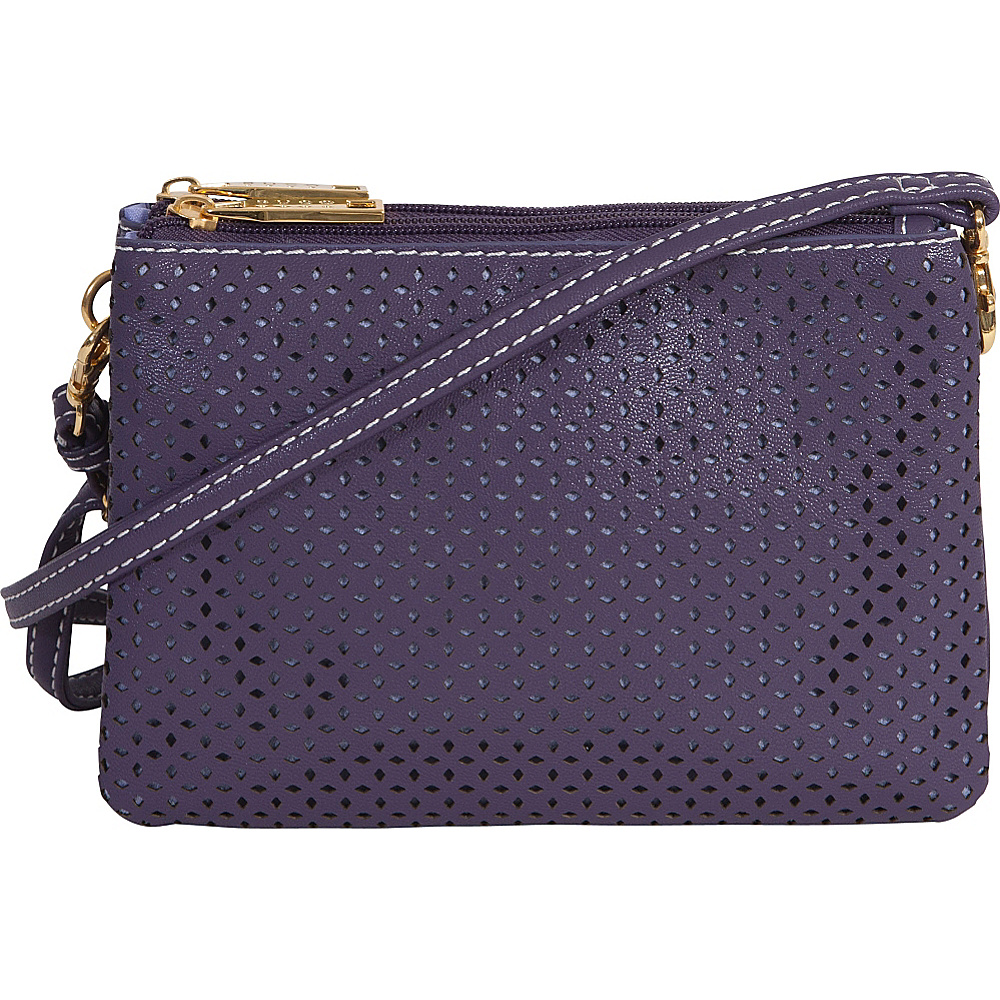 BUCO Diamond Crossbody Purple Lilac BUCO Manmade Handbags