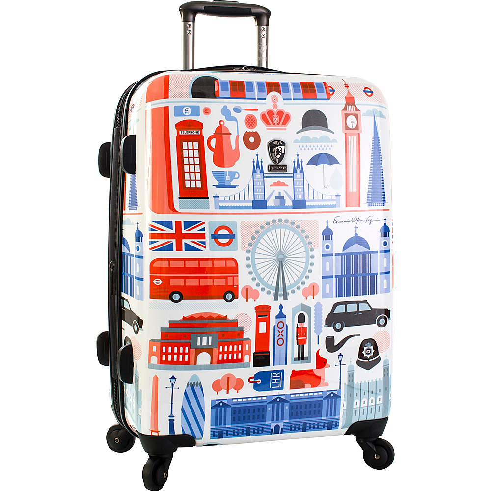 Heys America London 26 Spinner Luggage FVT London Heys America Hardside Checked