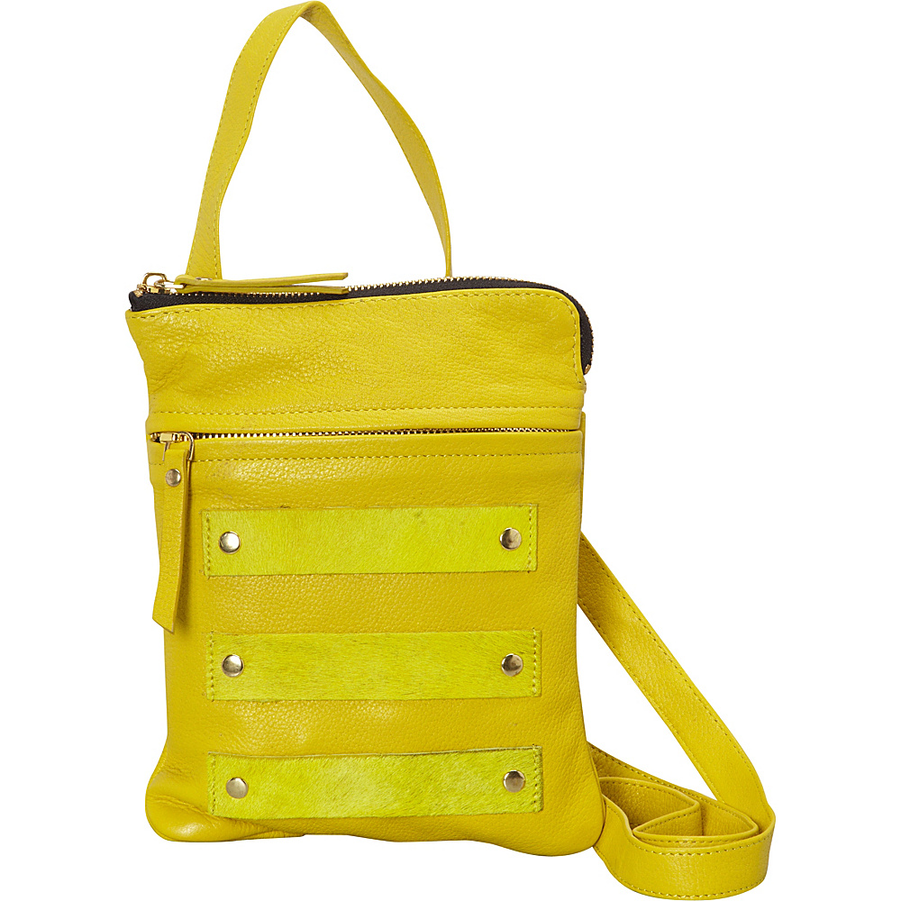 Latico Leathers Jemma Crossbody Yellow Latico Leathers Leather Handbags