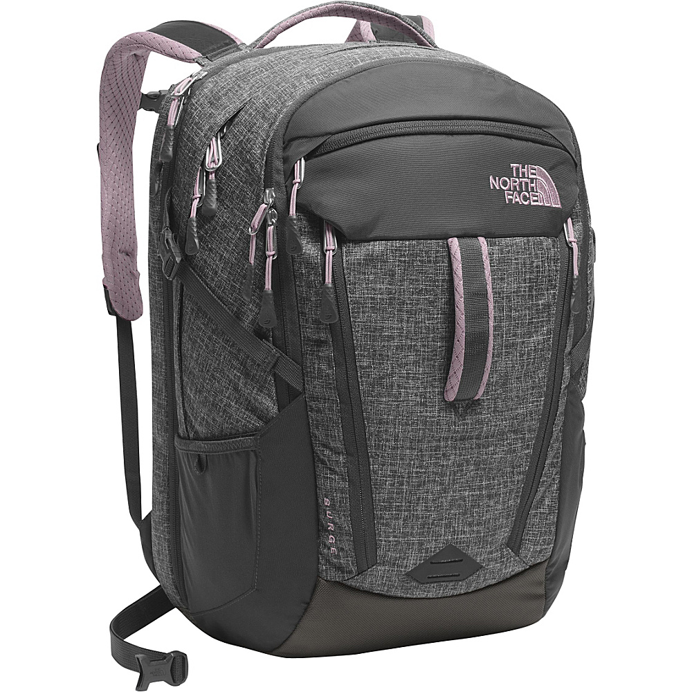 The North Face Women s Surge Laptop Backpack Asphalt Grey Heather Quail Grey The North Face Business Laptop Backpacks