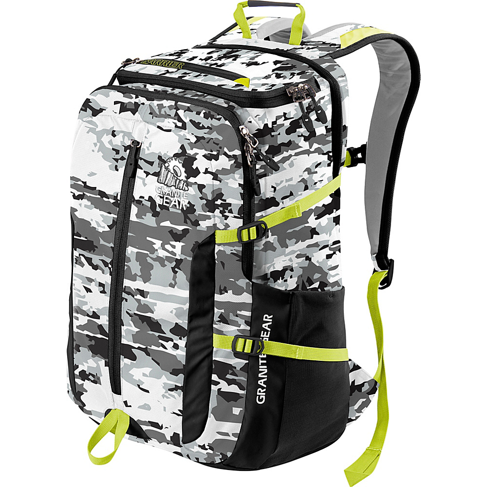Granite Gear Splitrock Backpack NewWorld Black Neolime Granite Gear School Day Hiking Backpacks