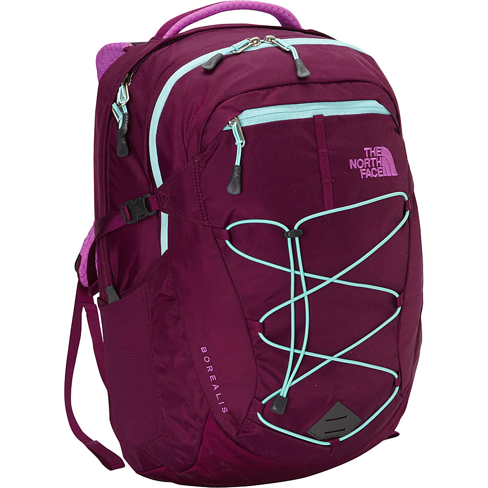 The North Face Women s Borealis Laptop Backpack Pamplona Purple Bonnie Blue The North Face Laptop Backpacks