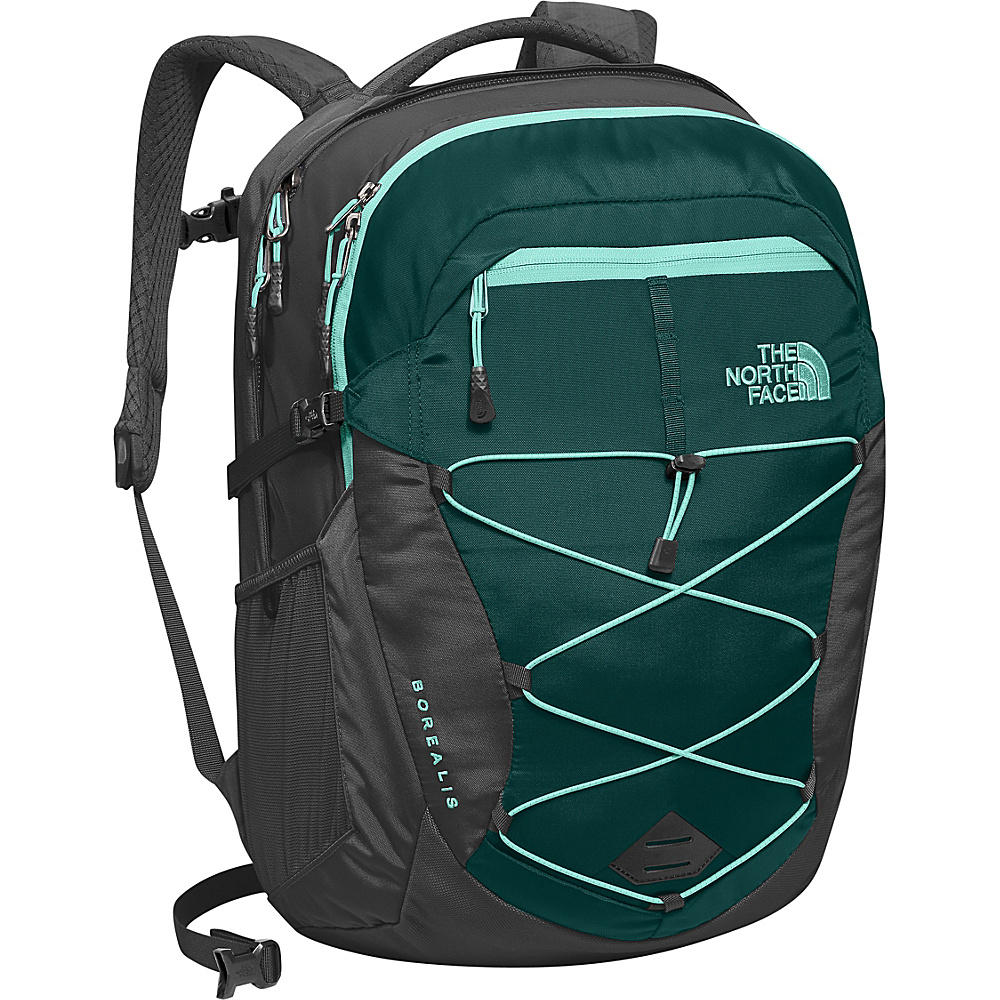 The North Face Women s Borealis Laptop Backpack Deep Teal Blue Agate Green The North Face Business Laptop Backpacks