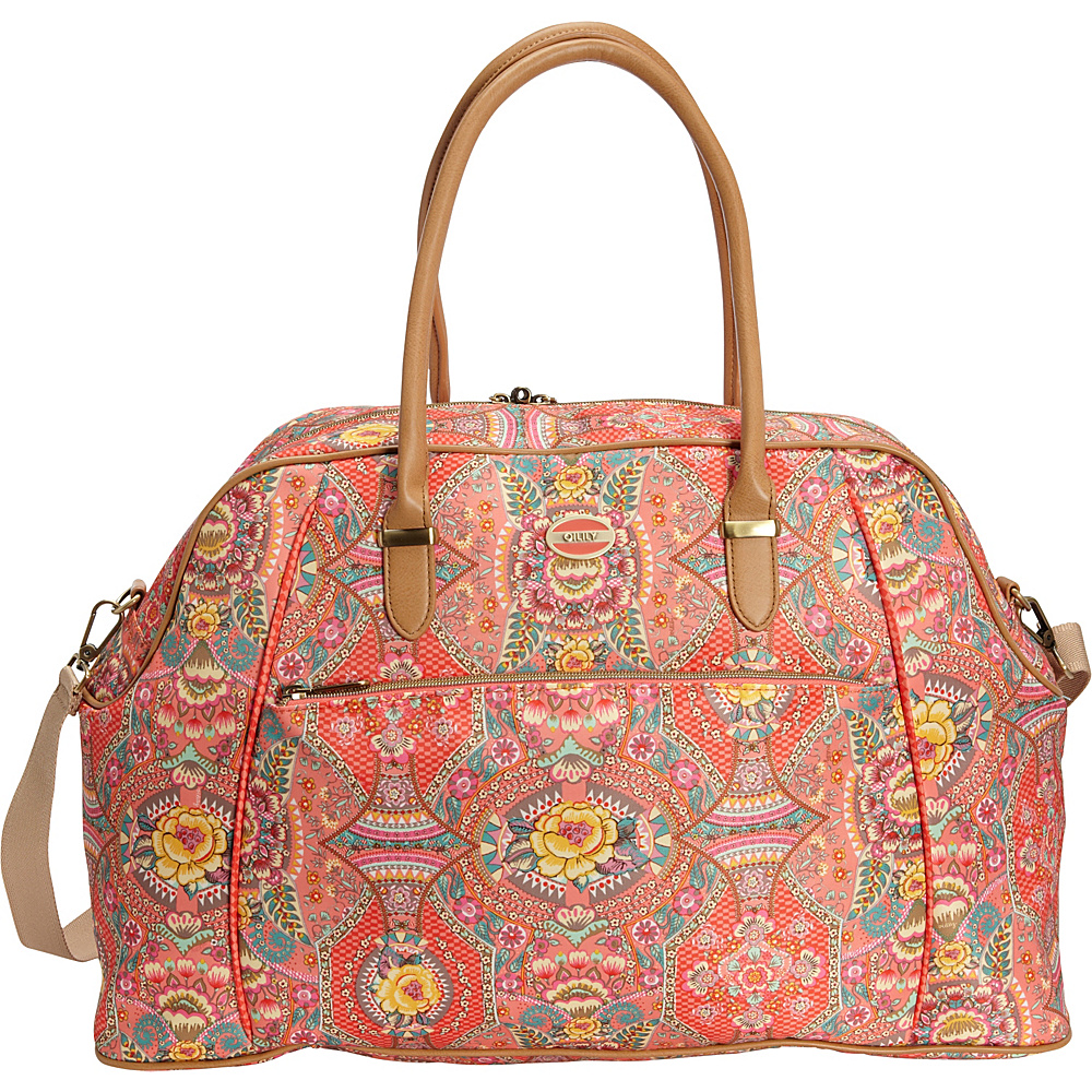Oilily Fun Overnighter Coral Oilily Travel Duffels