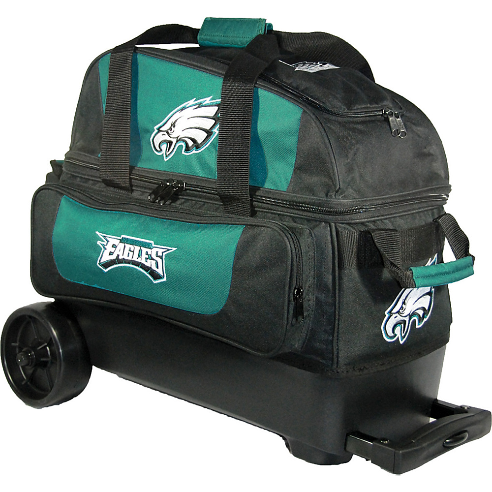 KR Strikeforce Bowling NFL Double Roller Bowling Bag Philadelphia Eagles KR Strikeforce Bowling Bowling Bags