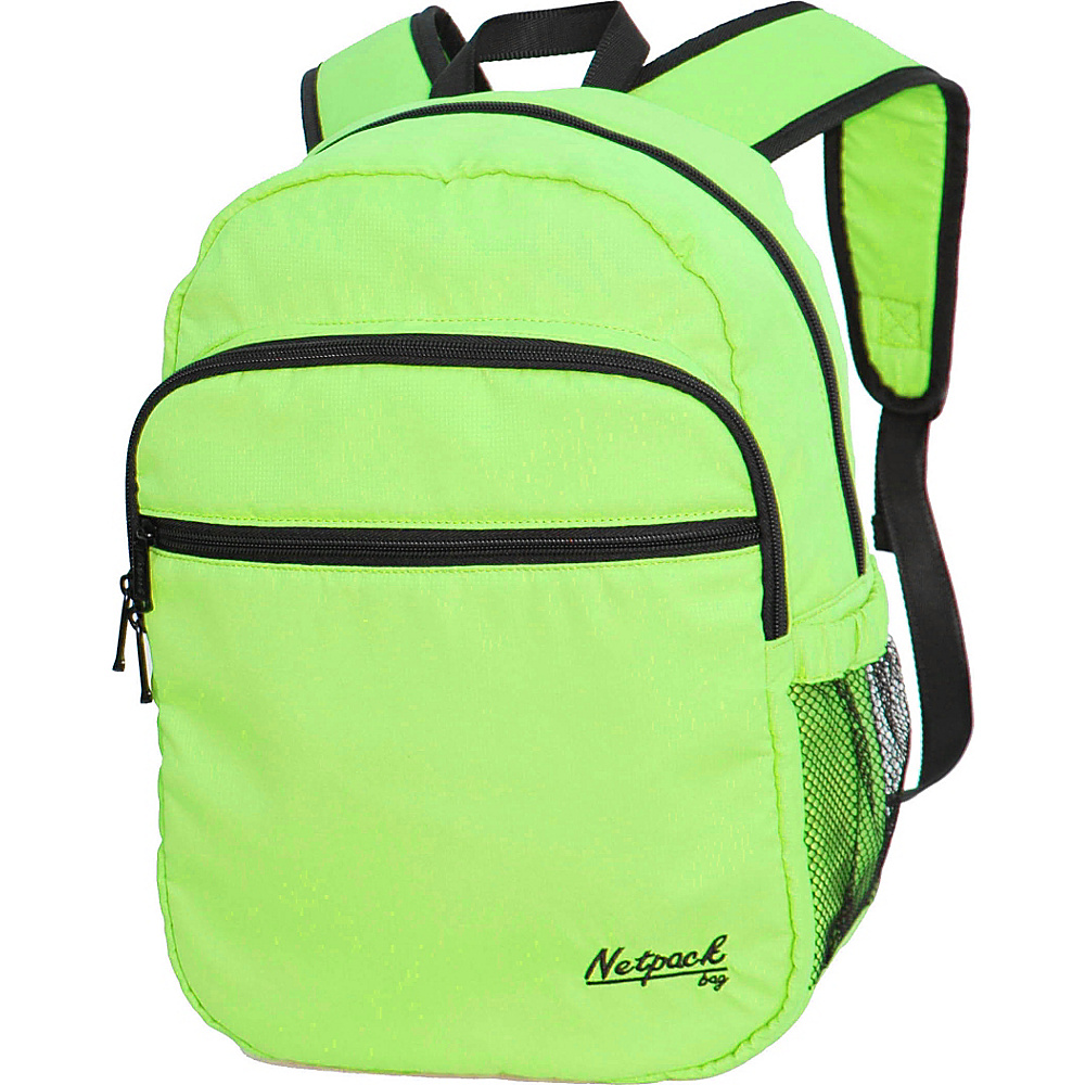 Netpack Soft Lightweight Day Pack Green Netpack Everyday Backpacks