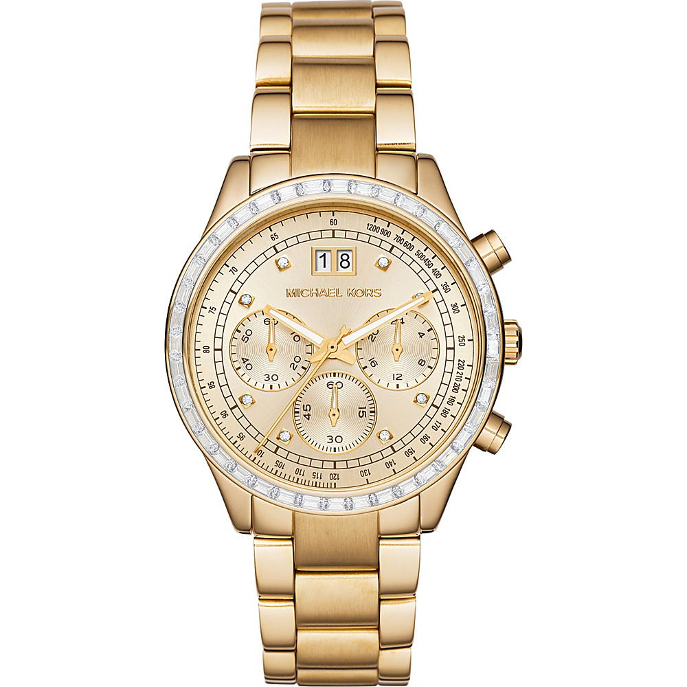 Michael Kors Watches Brinkley Chronograph Stainless Steel Watch Gold Michael Kors Watches Watches