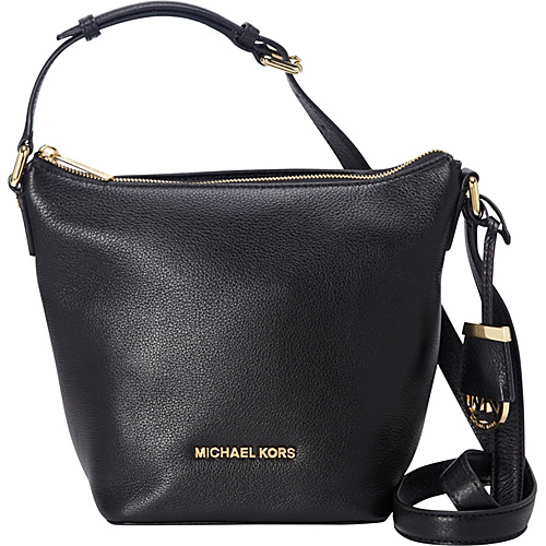 MICHAEL Michael Kors Bedford Small Messenger Crossbody Black - MICHAEL Michael Kors Designer Handbags