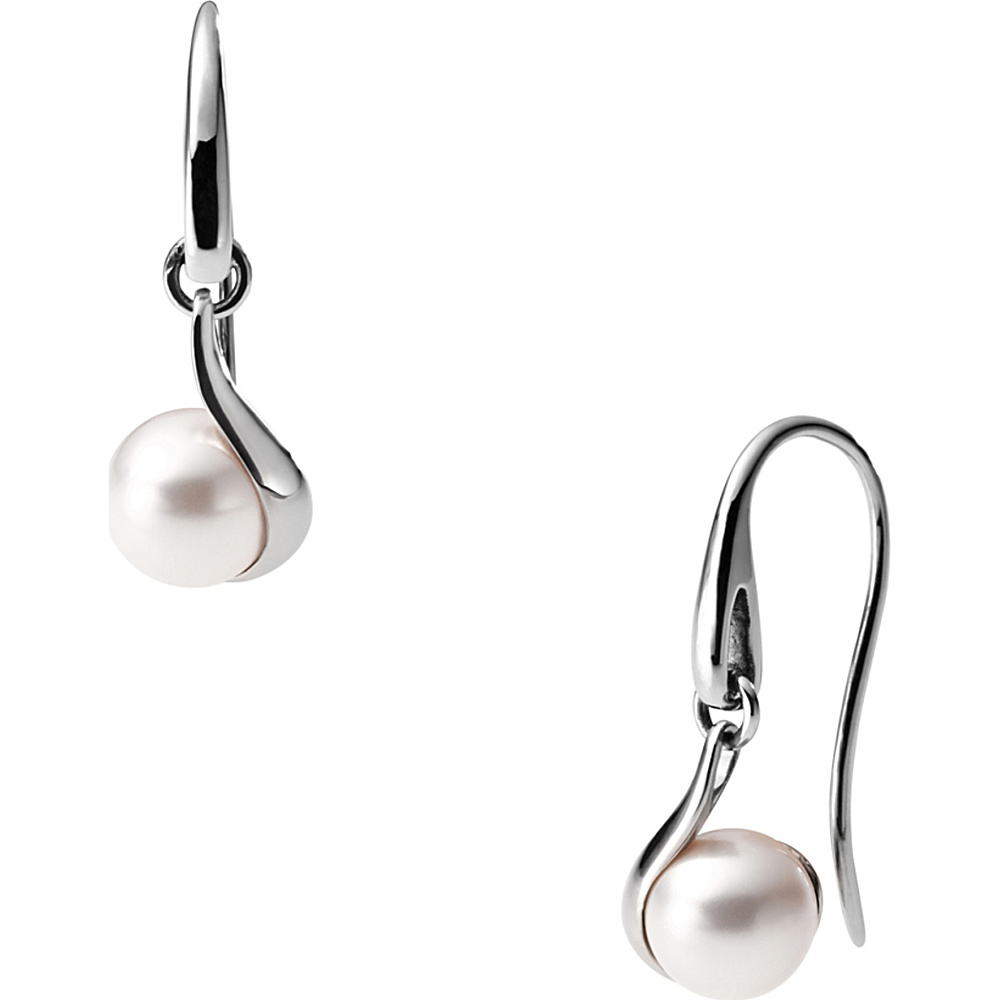 Skagen Agnethe Pearl Earrings Silver Skagen Jewelry