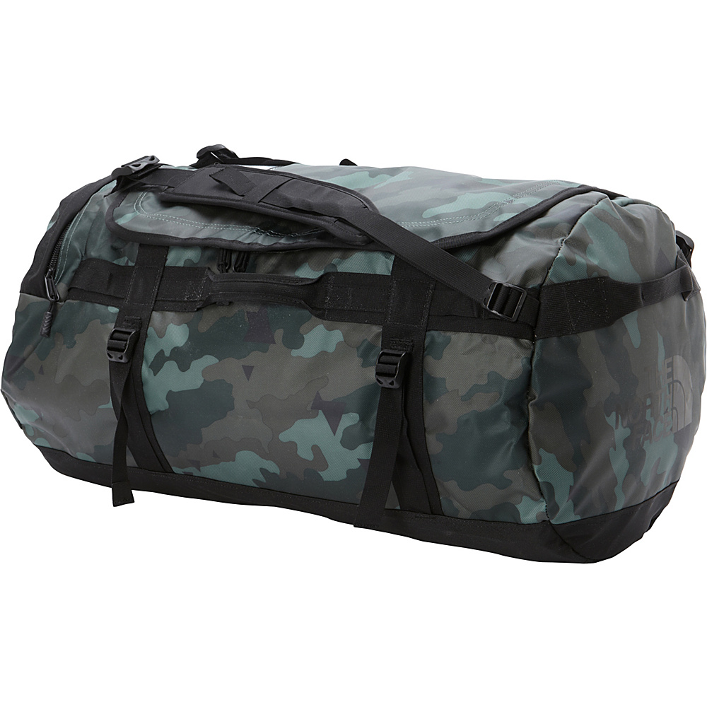 The North Face Base Camp Duffel Large Camo Print TNF Black The North Face All Purpose Duffels