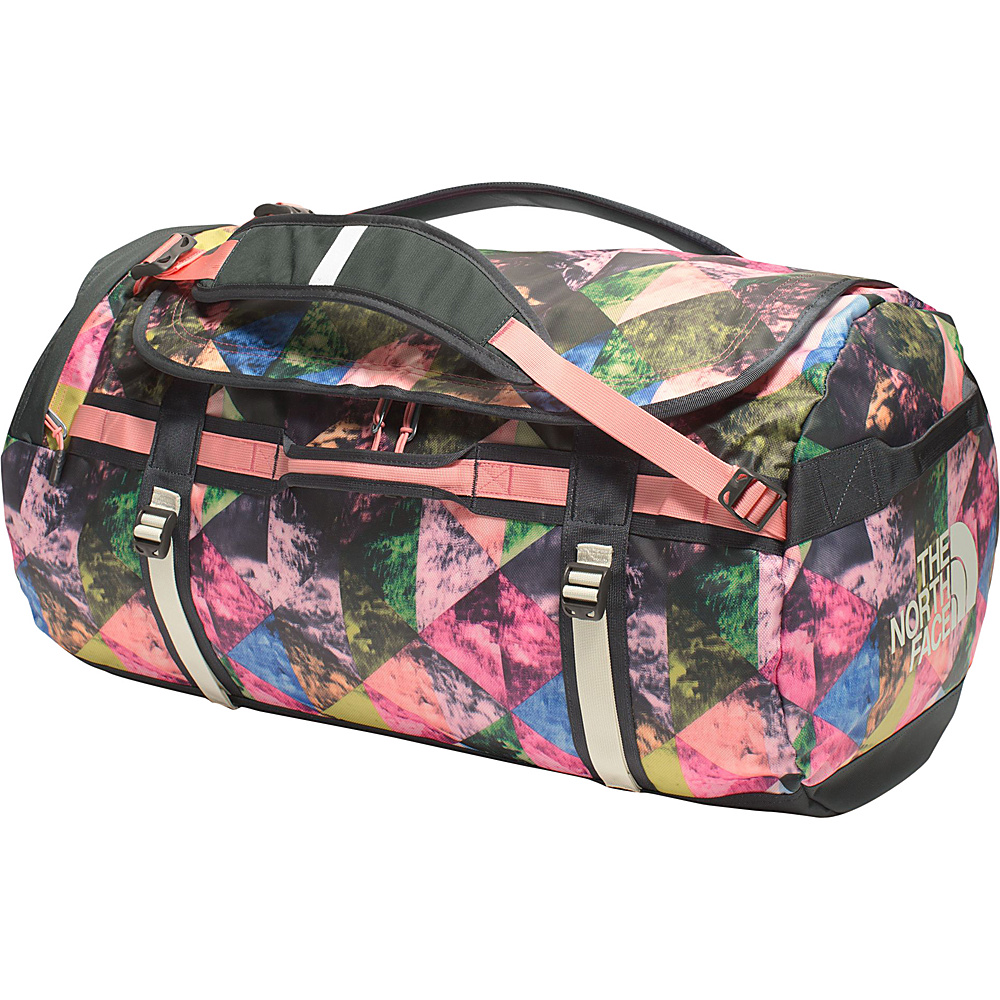 The North Face Base Camp Duffel Large Double Take Print Terrazzo Pink The North Face Outdoor Duffels