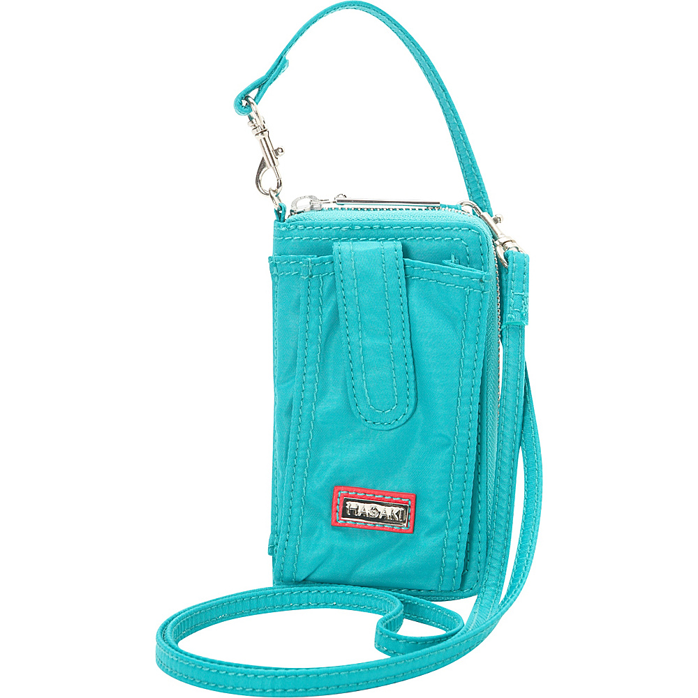 Hadaki Nylon Essentials Cross body Viridian Green Hadaki Fabric Handbags