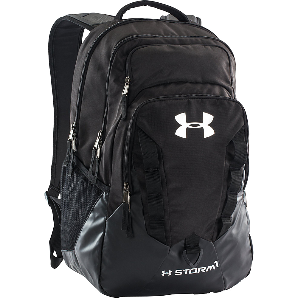 Under Armour Recruit Backpack Black Steel Silver Under Armour Business Laptop Backpacks
