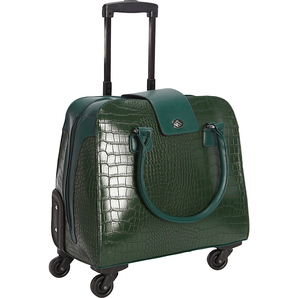 Hang Accessories Croco 360 Rolling Bag Green Hang Accessories Wheeled Business Cases